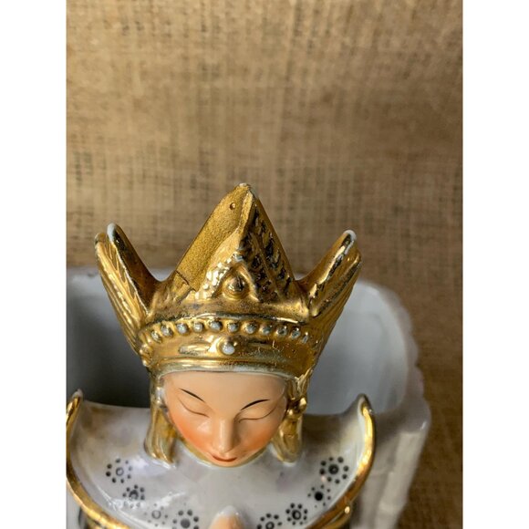 Vintage Noritake Bali Dancer Hand Painted Planter Made in Japan AS IS - Picture 7 of 10